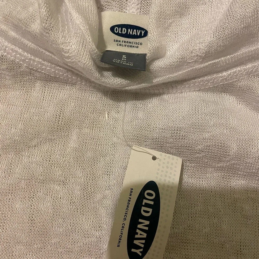 Old Navy sheer hooded top-small NWT - Picture 4 of 6
